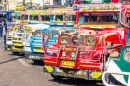 Colorful Jeepneys in Baguio, Philippines