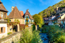 Historical Village in Alsace, France